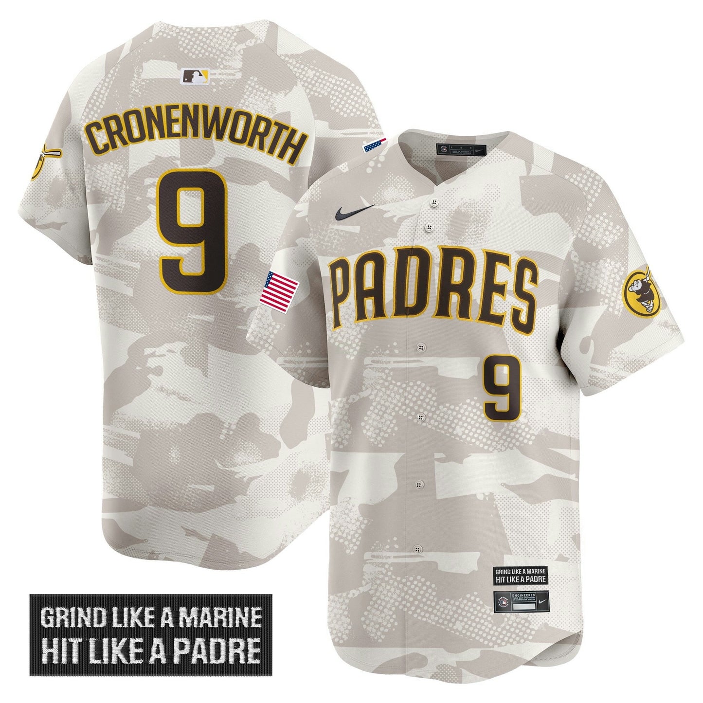 Camisa MLB Men’s San Diego 2025 Armed Forces Day Vapor Premier Limited Jersey