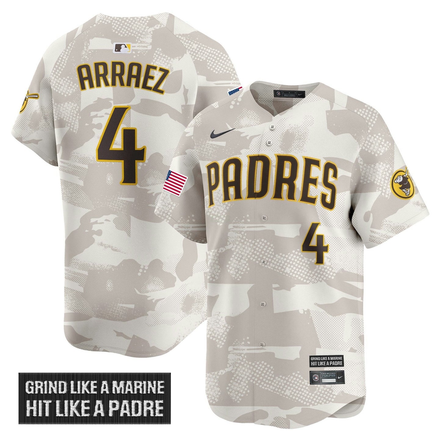 Camisa MLB Men’s San Diego 2025 Armed Forces Day Vapor Premier Limited Jersey