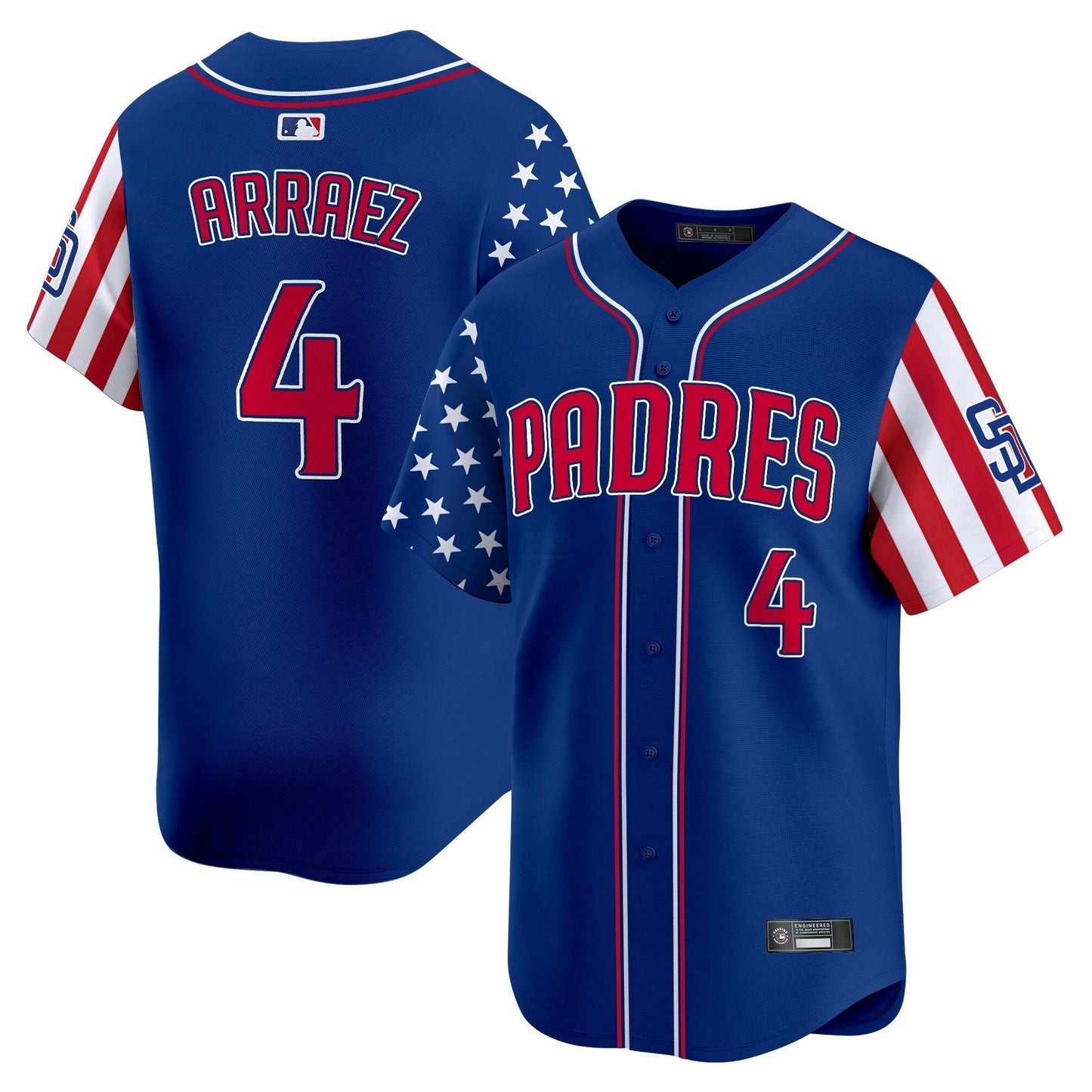 Camisa MLB Men’s San Diego 2025 Independence Day Vapor Premier Limited Jersey