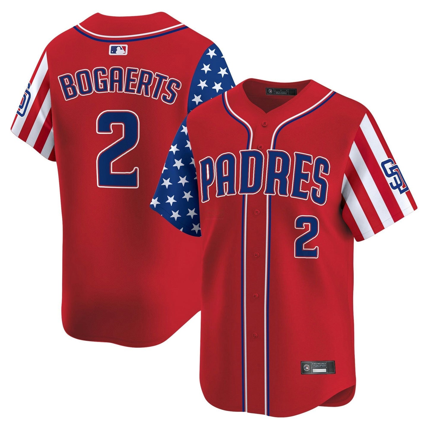 Camisa MLB Men’s San Diego 2025 Independence Day Vapor Premier Limited Jersey