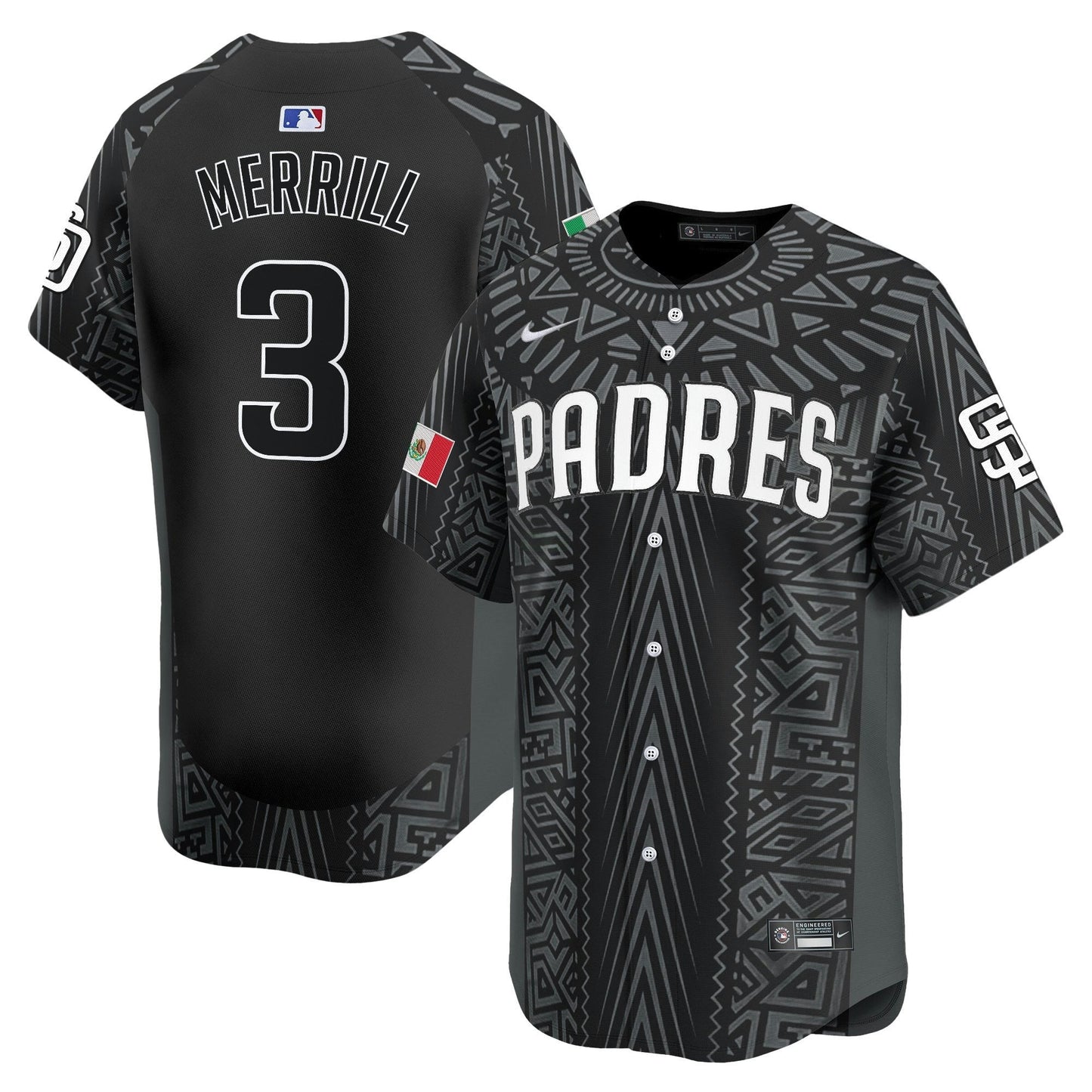 Camisa MLB Men’s San Diego 2025 Mexican Heritage Vapor Premier Limited Jersey – Stitched