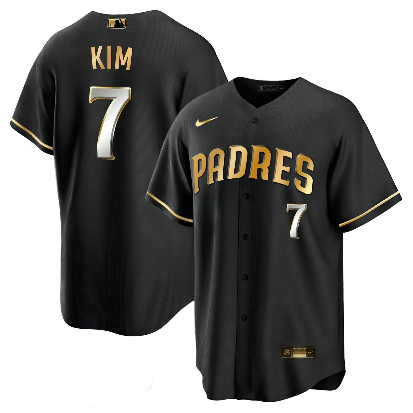 Camisa MLB Men’s San Diego Black Limited Jersey