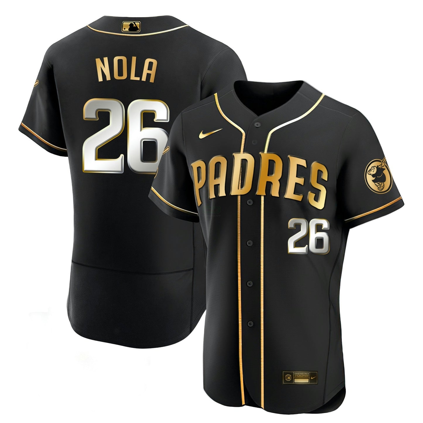 Camisa MLB Men’s San Diego Black Limited Jersey