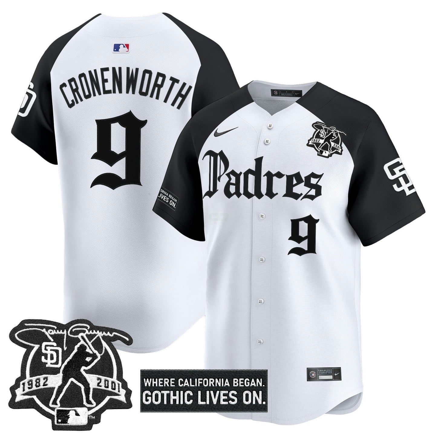 Camisa MLB Men’s San Diego ‘Gothic Edition’ Vapor Premier Limited Jersey V2