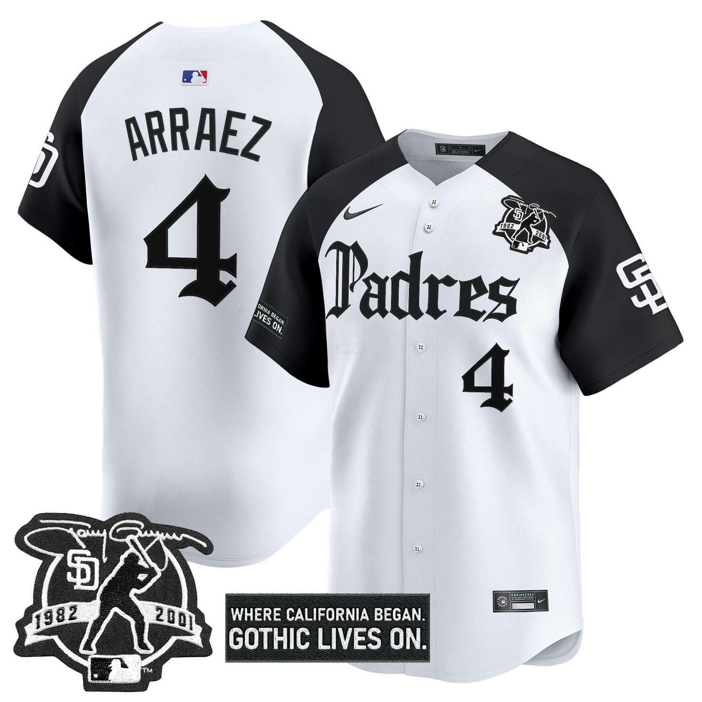 Camisa MLB Men’s San Diego ‘Gothic Edition’ Vapor Premier Limited Jersey V2