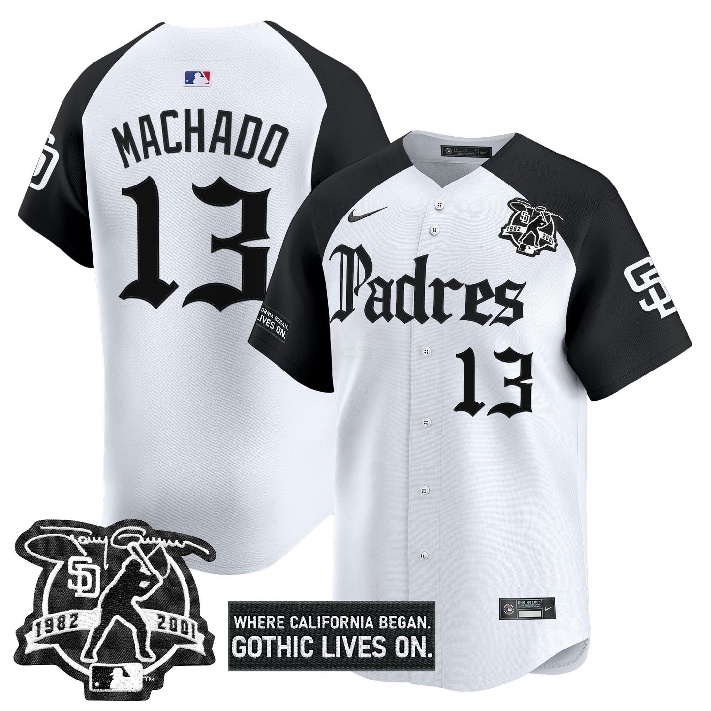 Camisa MLB Men’s San Diego ‘Gothic Edition’ Vapor Premier Limited Jersey V2