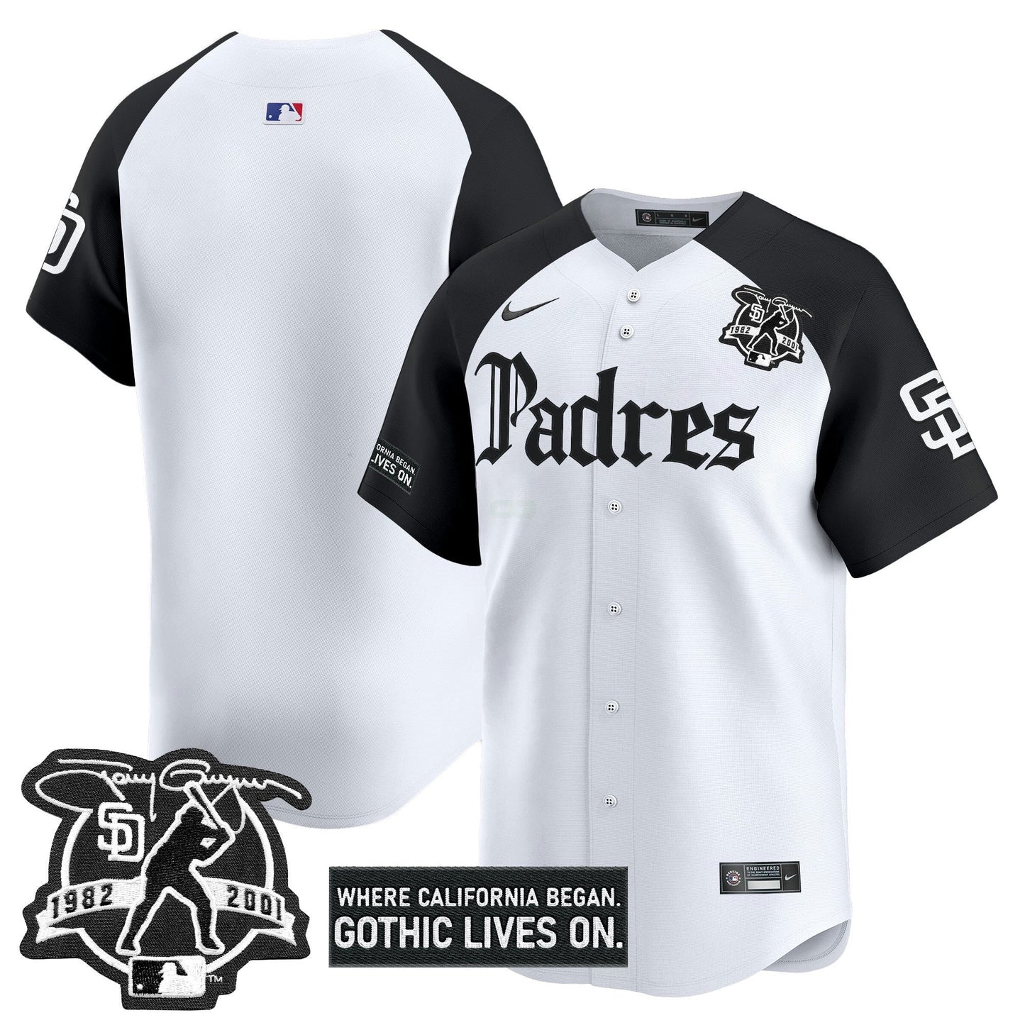 Camisa MLB Men’s San Diego ‘Gothic Edition’ Vapor Premier Limited Jersey V2