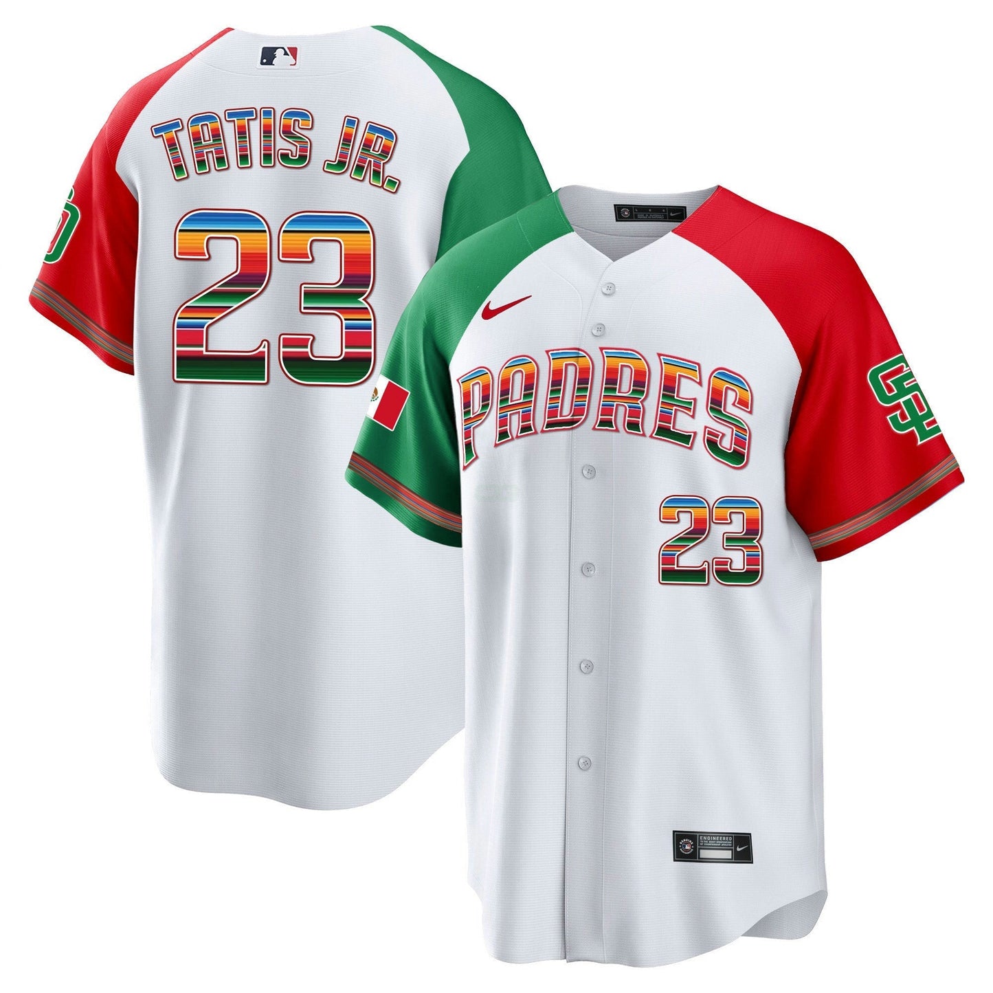 Camisa MLB Men’s San Diego Mexico Cool Base Limited Jersey