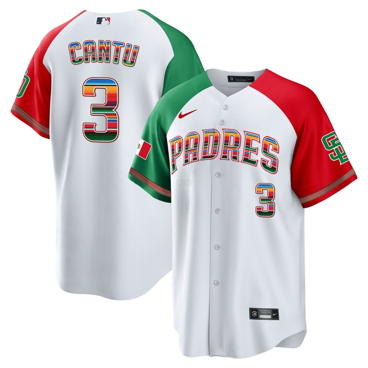 Camisa MLB Men’s San Diego Mexico Cool Base Limited Jersey