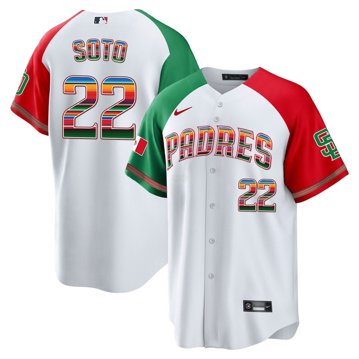 Camisa MLB Men’s San Diego Mexico Cool Base Limited Jersey