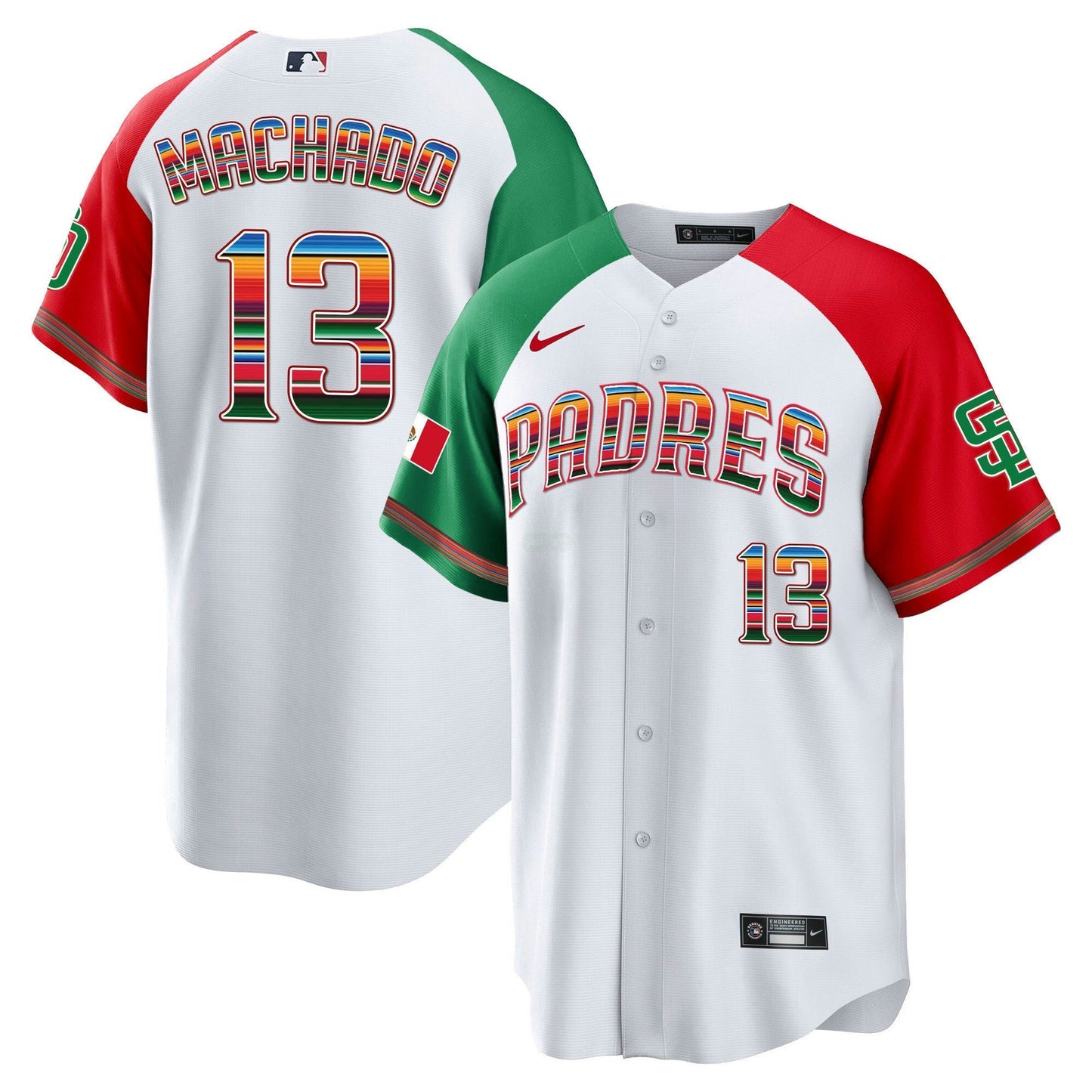 Camisa MLB Men’s San Diego Mexico Cool Base Limited Jersey