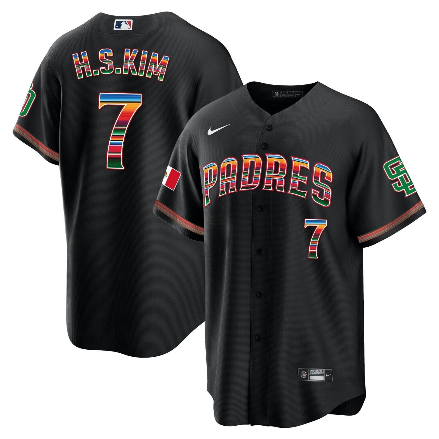 Camisa MLB Men’s San Diego Mexico Cool Base Limited Jersey