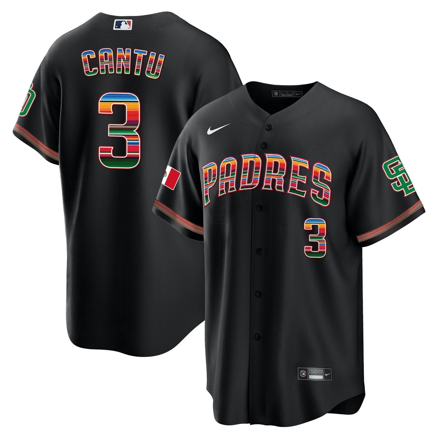 Camisa MLB Men’s San Diego Mexico Cool Base Limited Jersey