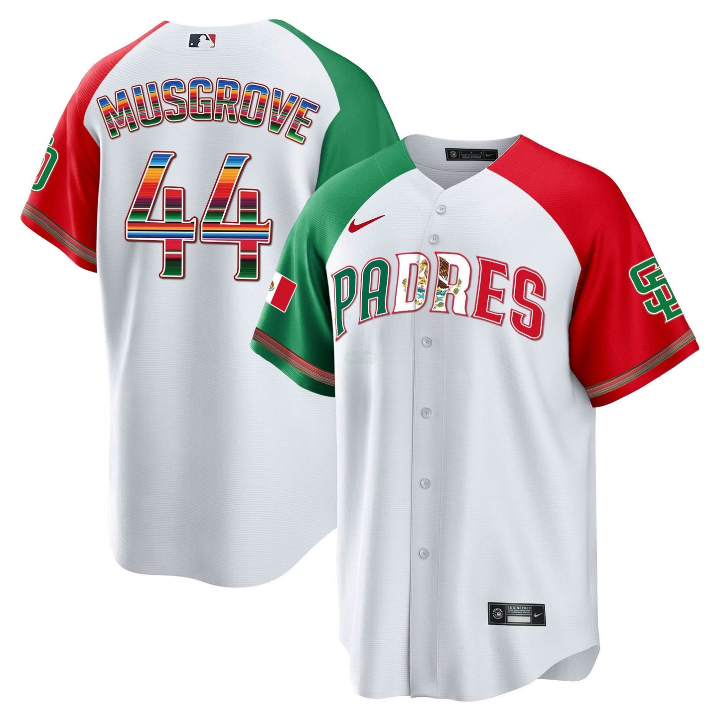 Camisa MLB Men’s San Diego Mexico Cool Base Limited Jersey V2