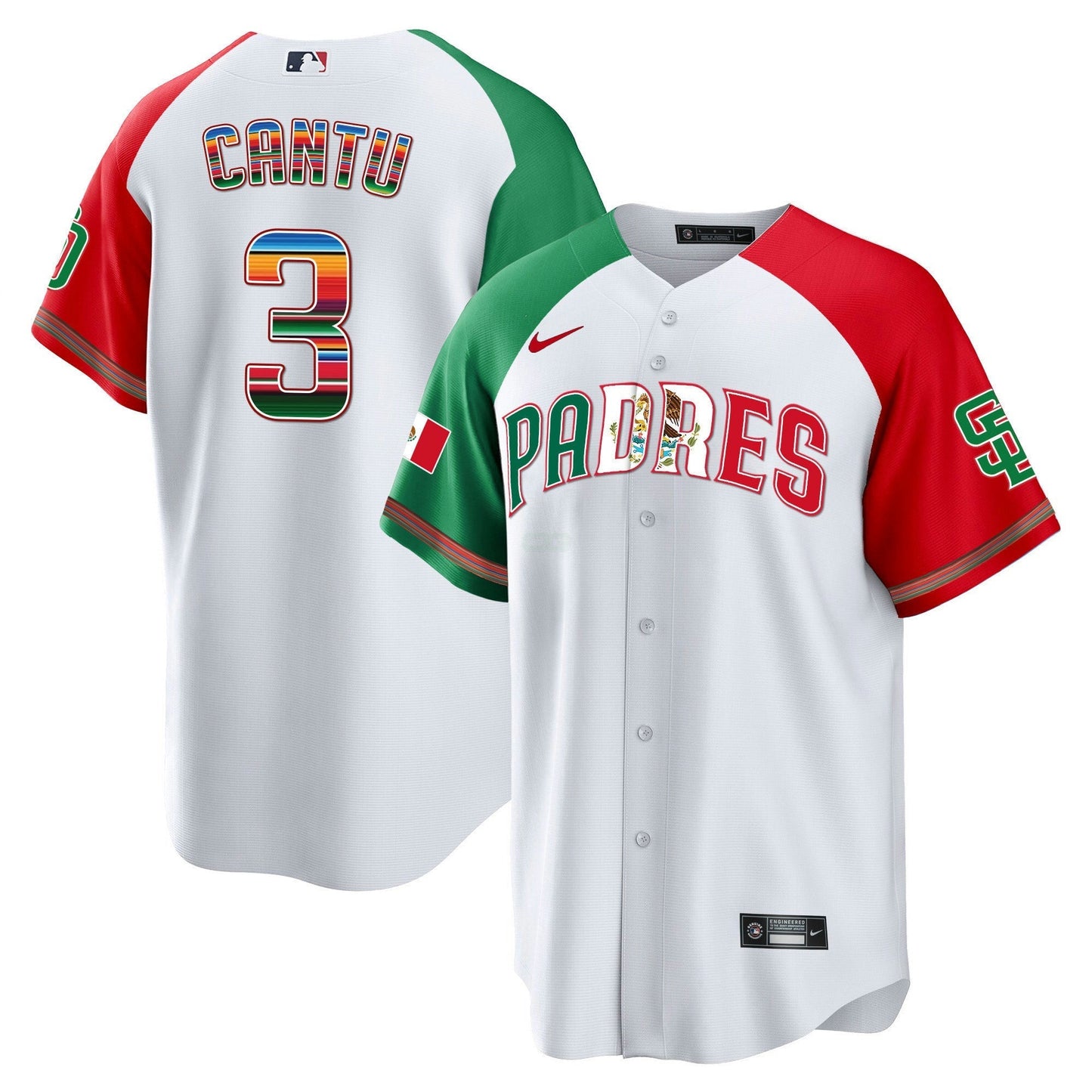 Camisa MLB Men’s San Diego Mexico Cool Base Limited Jersey V2