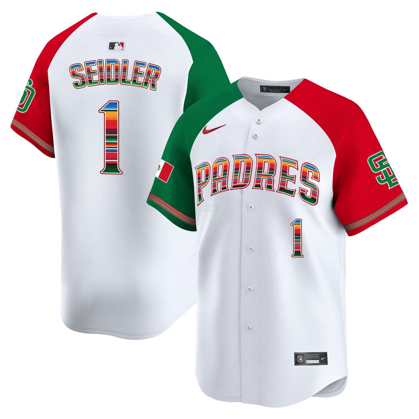 Camisa MLB Men’s San Diego Mexico Premier Limited Jersey