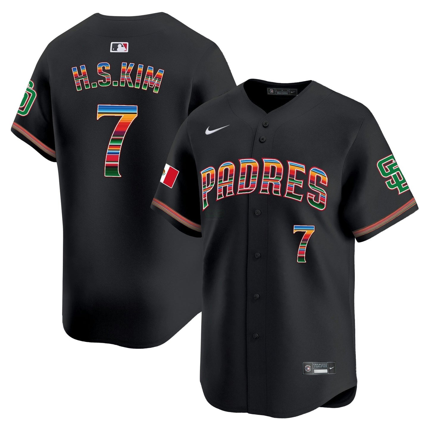 Camisa MLB Men’s San Diego Mexico Premier Limited Jersey