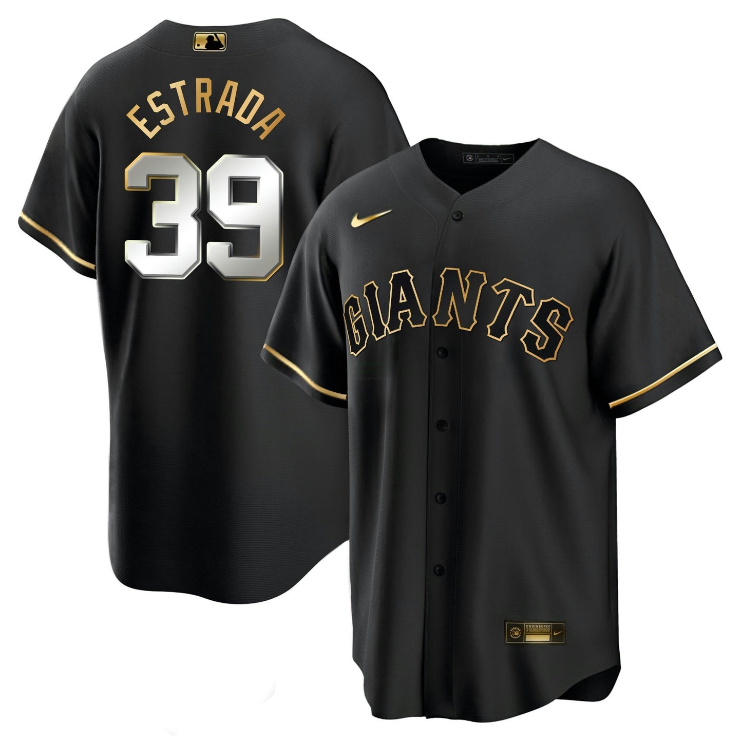 Camisa MLB Men’s San Francisco Black Limited & Dourada Jersey