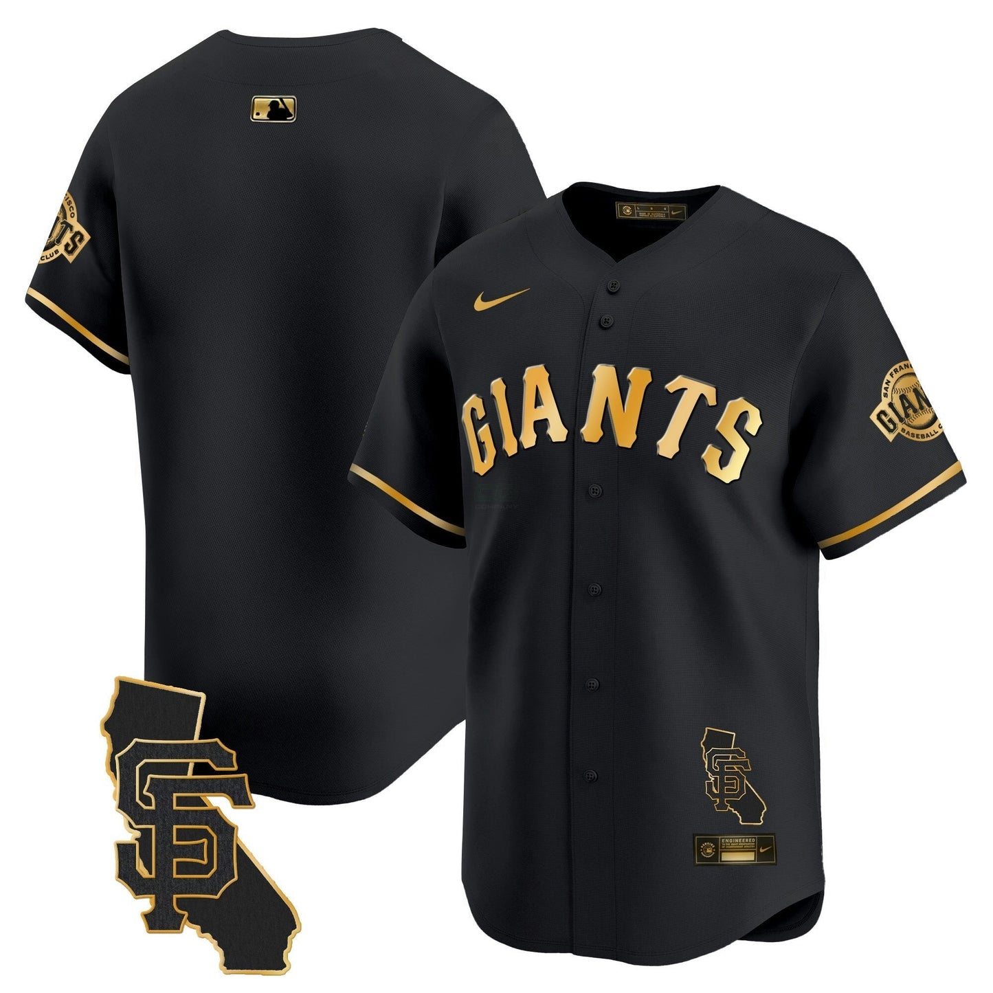 Camisa MLB Men’s San Francisco California Patch Vapor Premier Limited Jersey