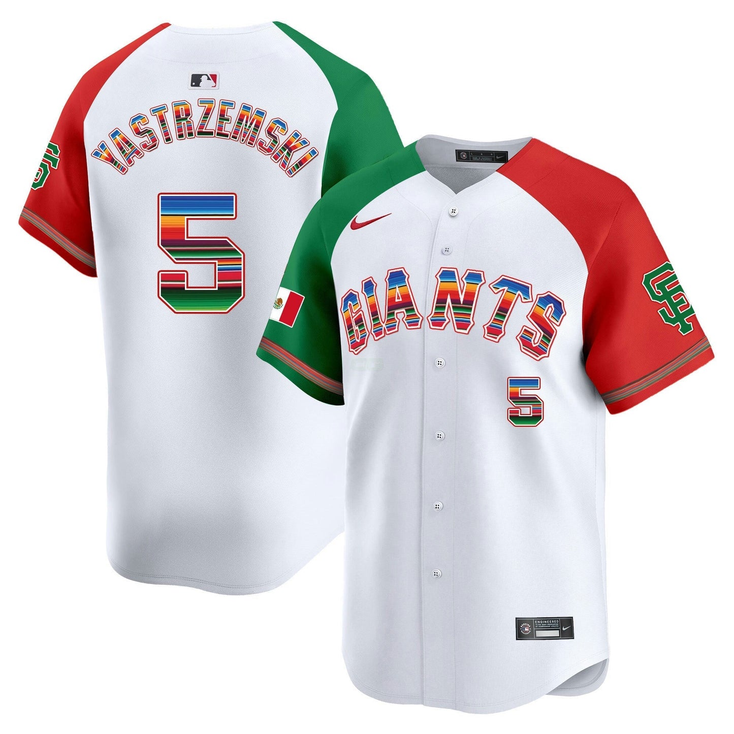 Camisa MLB Men’s San Francisco Mexico Vapor Premier Limited Jersey
