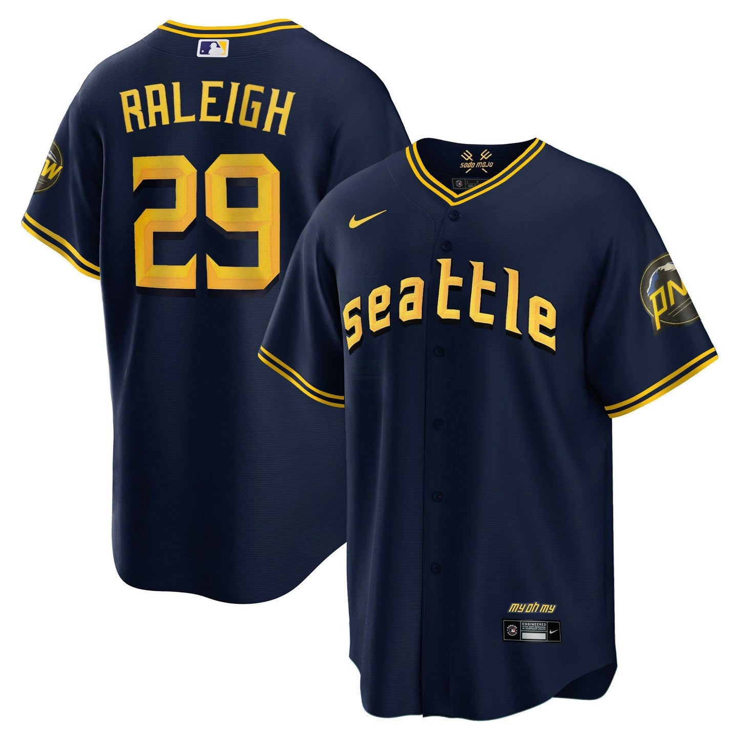 Camisa MLB Men’s Seattle City Connect Vapor Premier Limited Jersey