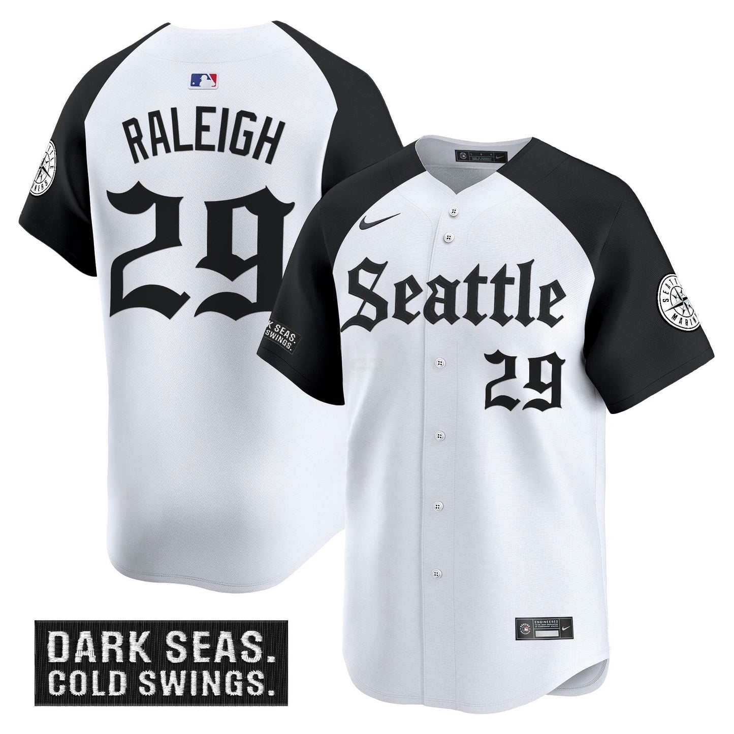 Camisa MLB Men’s Seattle ‘Deep Sea Gothic Edition’ Vapor Premier Limited Jersey