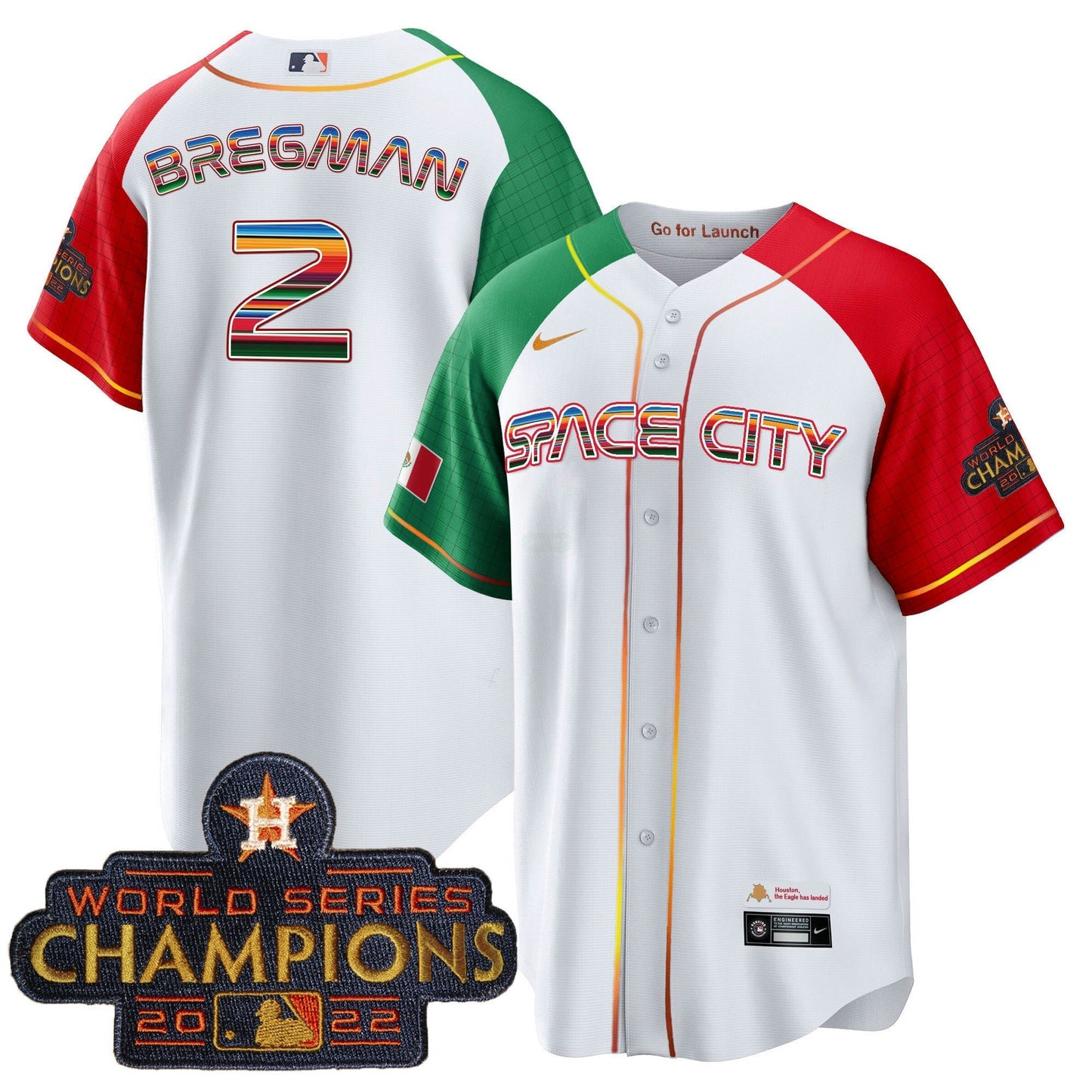 Camisa MLB Men’s Space City Mexico Cool Base Jersey