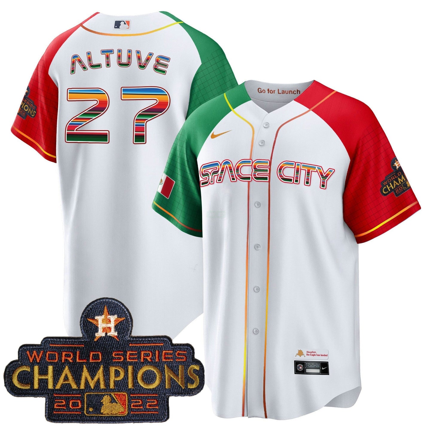 Camisa MLB Men’s Space City Mexico Cool Base Jersey