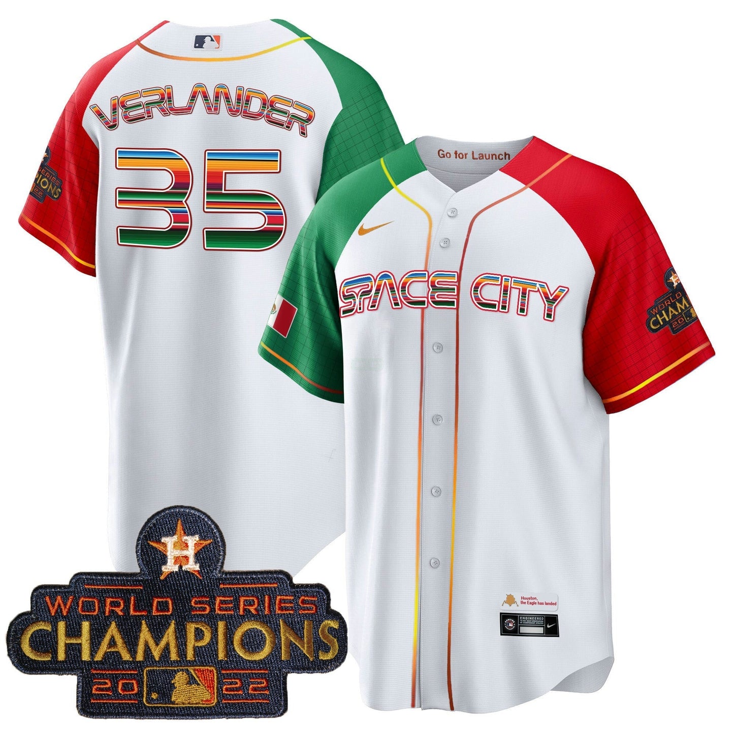 Camisa MLB Men’s Space City Mexico Cool Base Jersey