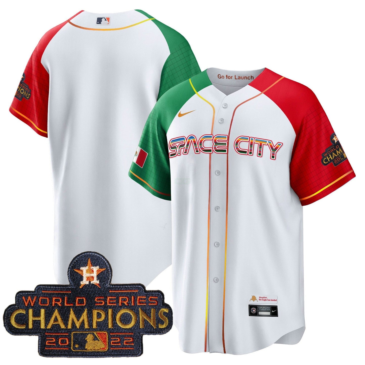 Camisa MLB Men’s Space City Mexico Cool Base Jersey