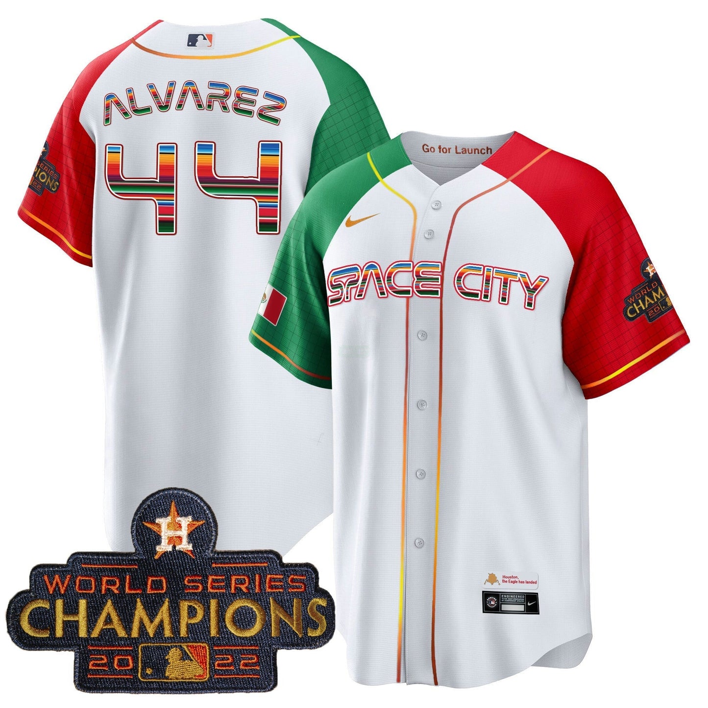 Camisa MLB Men’s Space City Mexico Cool Base Jersey