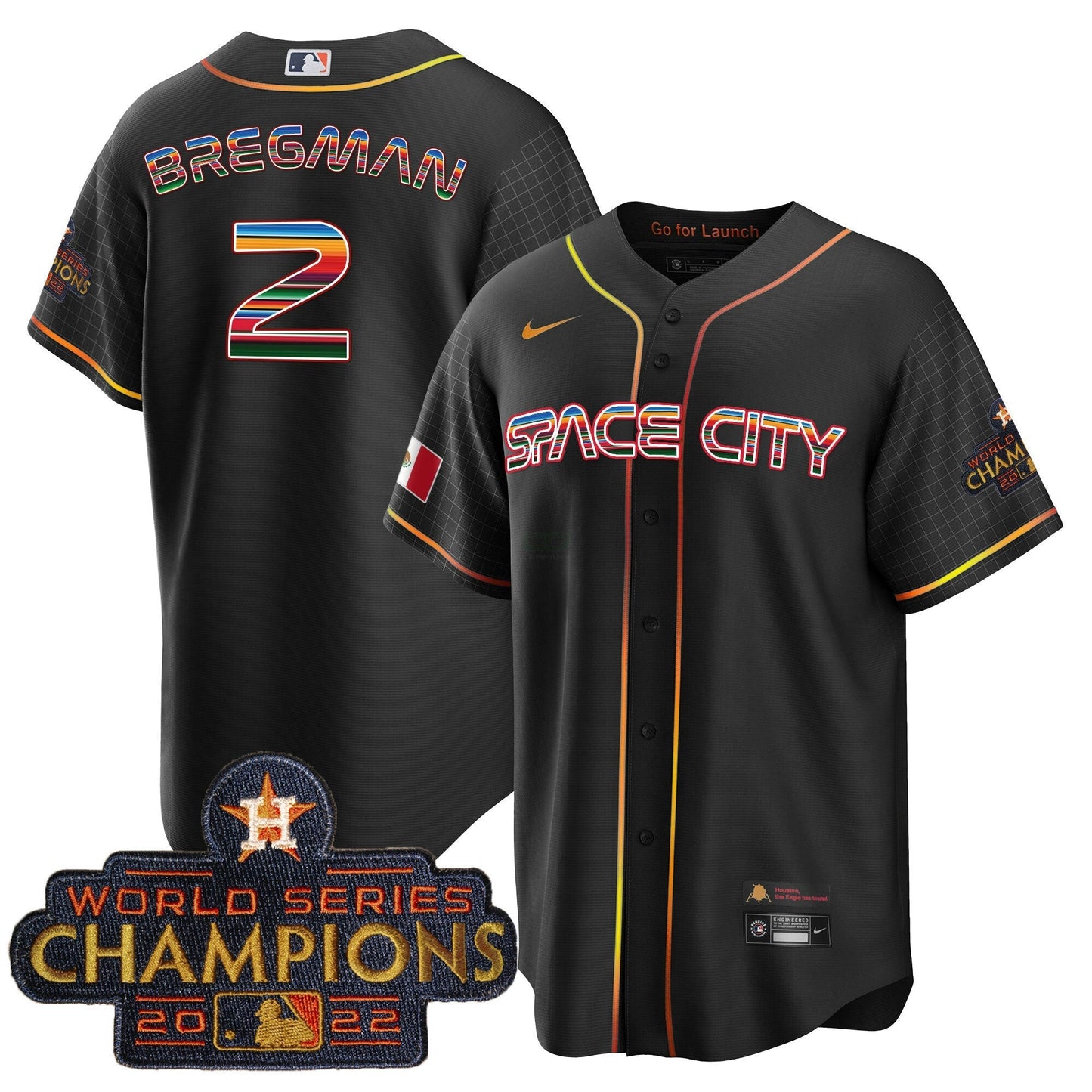 Camisa MLB Men’s Space City Mexico Cool Base Jersey
