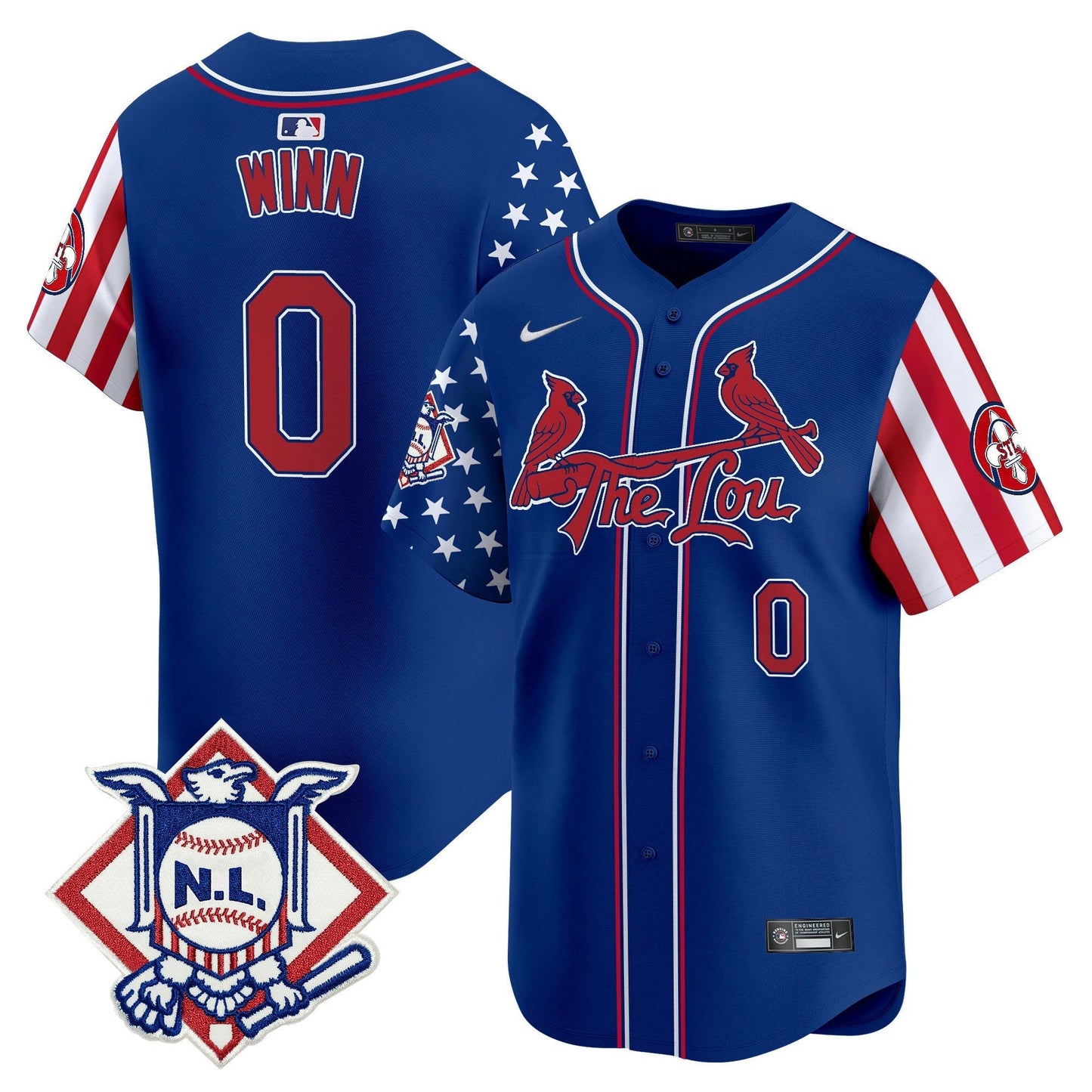Camisa MLB Men’s St. Louis 2024 Fourth of July Vapor Premier Limited Jersey