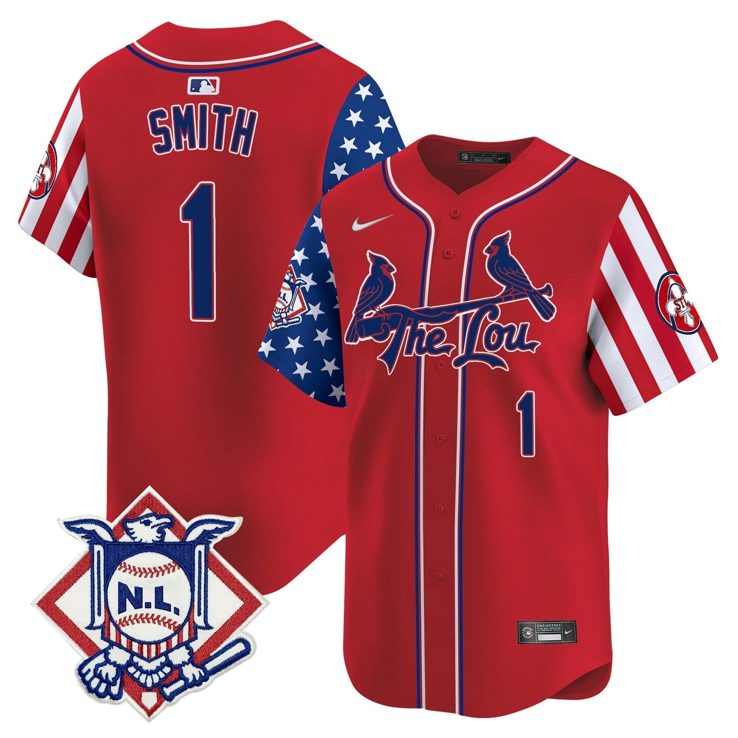 Camisa MLB Men’s St. Louis 2024 Fourth of July Vapor Premier Limited Jersey