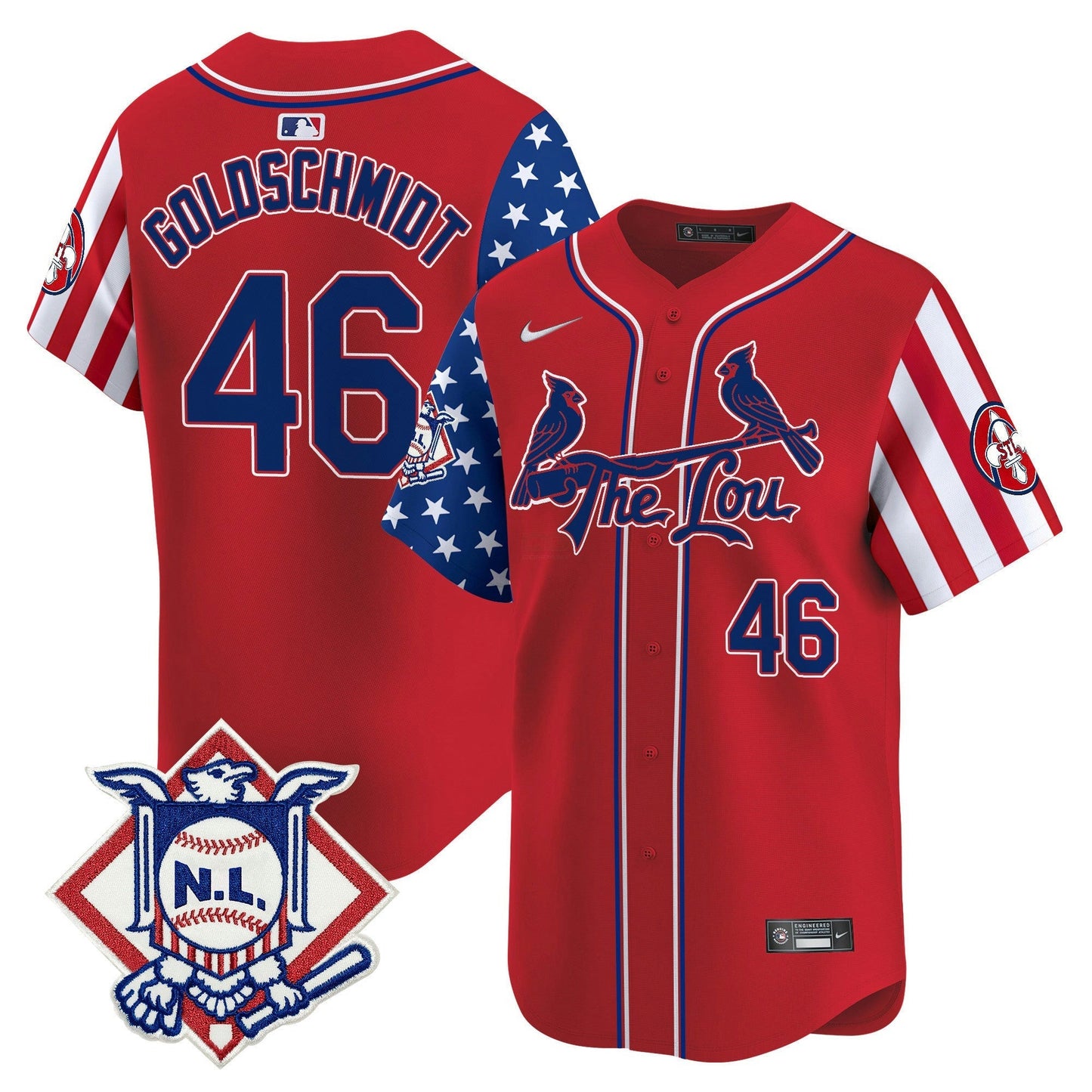 Camisa MLB Men’s St. Louis 2024 Fourth of July Vapor Premier Limited Jersey