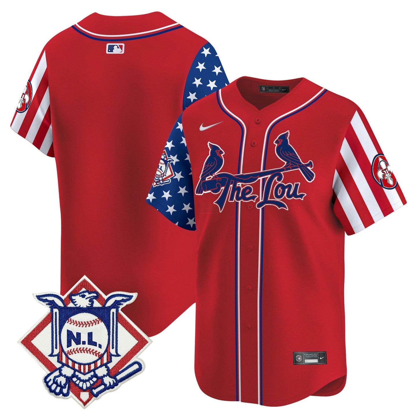 Camisa MLB Men’s St. Louis 2024 Fourth of July Vapor Premier Limited Jersey