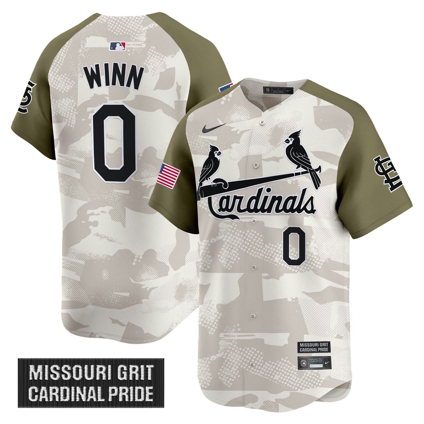 Camisa MLB Men’s St. Louis 2025 Armed Forces Day Vapor Premier Limited Jersey