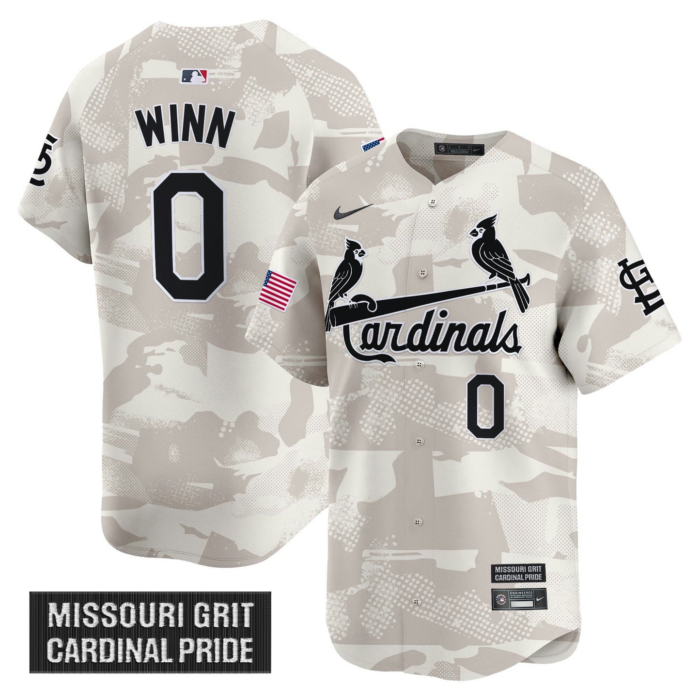 Camisa MLB Men’s St. Louis 2025 Armed Forces Day Vapor Premier Limited Jersey