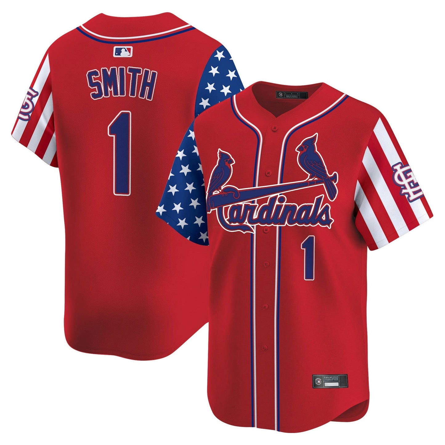 Camisa MLB Men’s St. Louis 2025 Independence Day Vapor Premier Limited Jersey V2