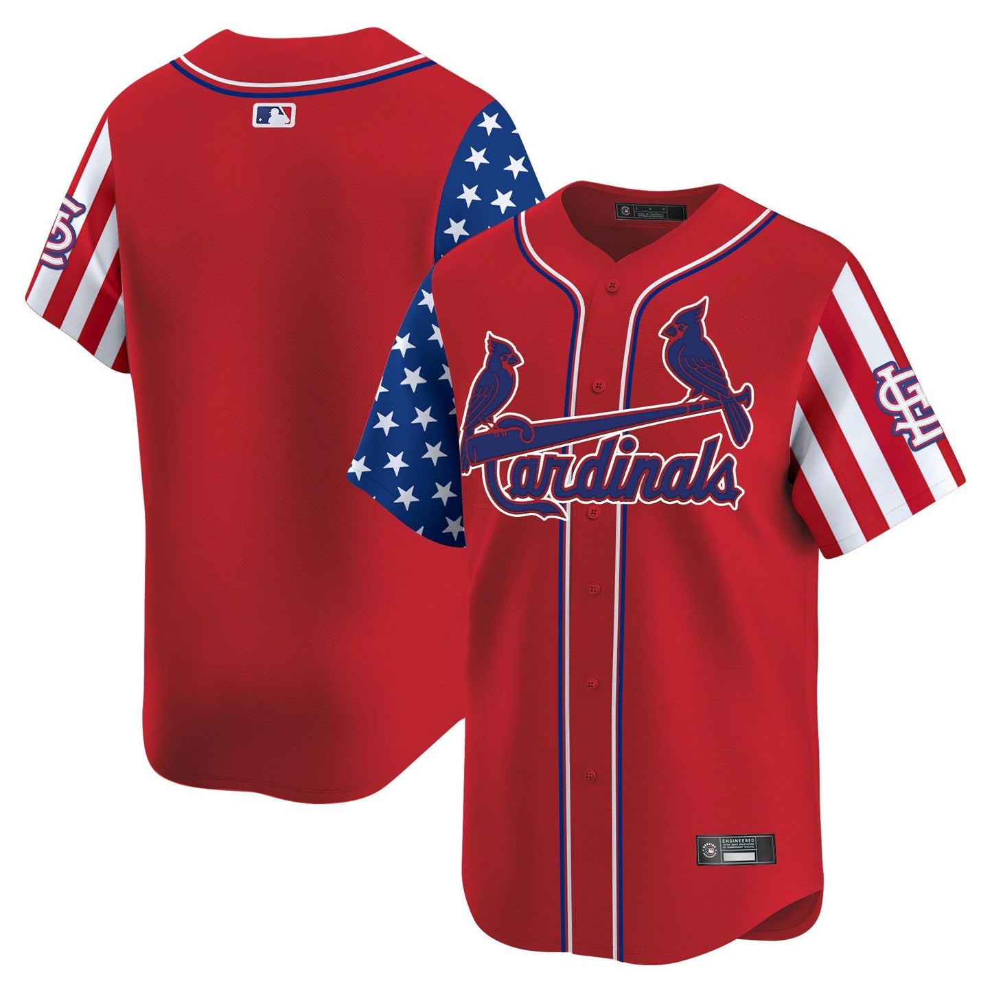 Camisa MLB Men’s St. Louis 2025 Independence Day Vapor Premier Limited Jersey V2