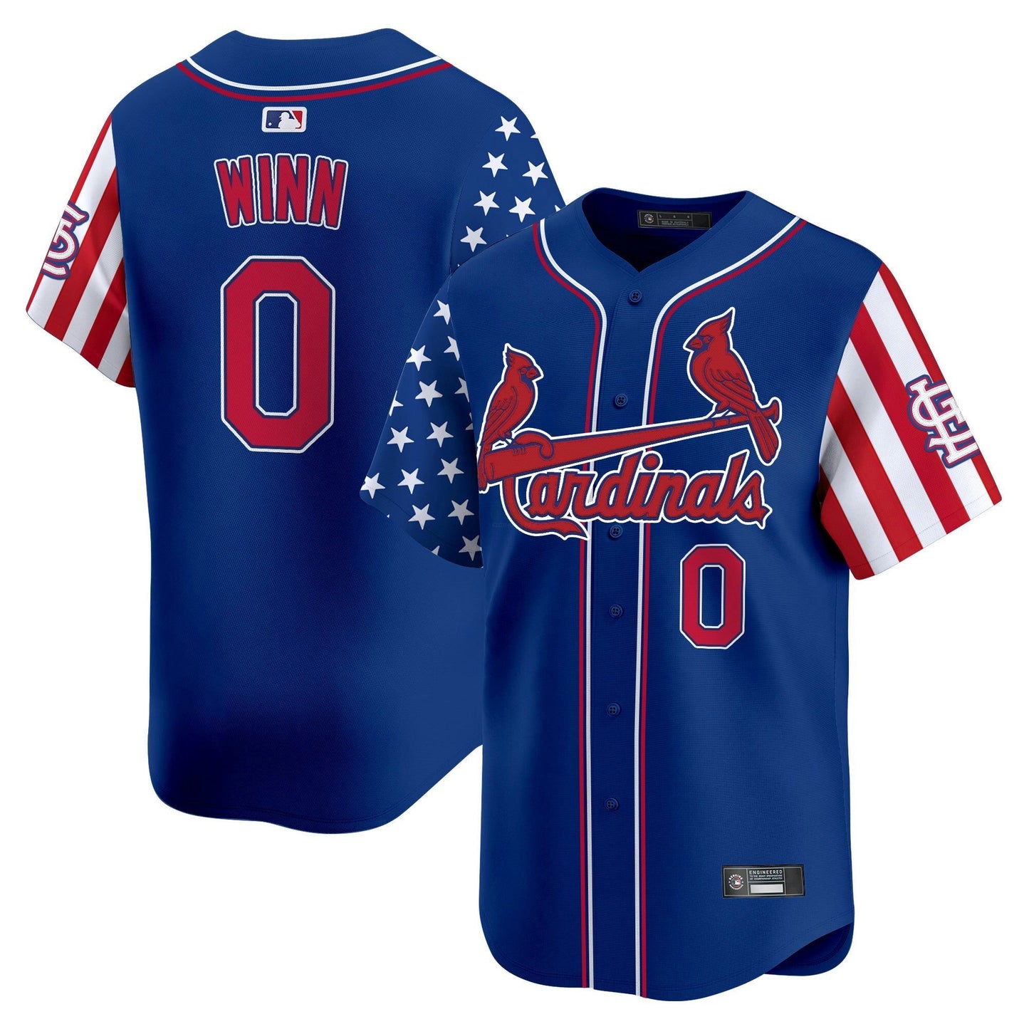 Camisa MLB Men’s St. Louis 2025 Independence Day Vapor Premier Limited Jersey V2