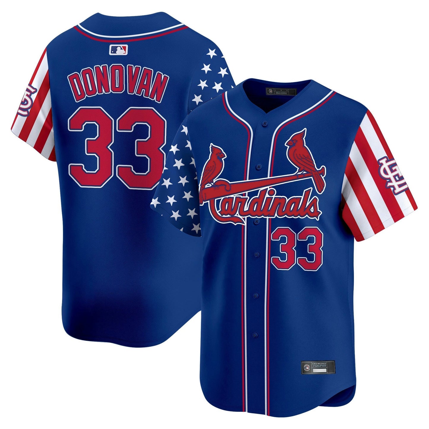 Camisa MLB Men’s St. Louis 2025 Independence Day Vapor Premier Limited Jersey V2