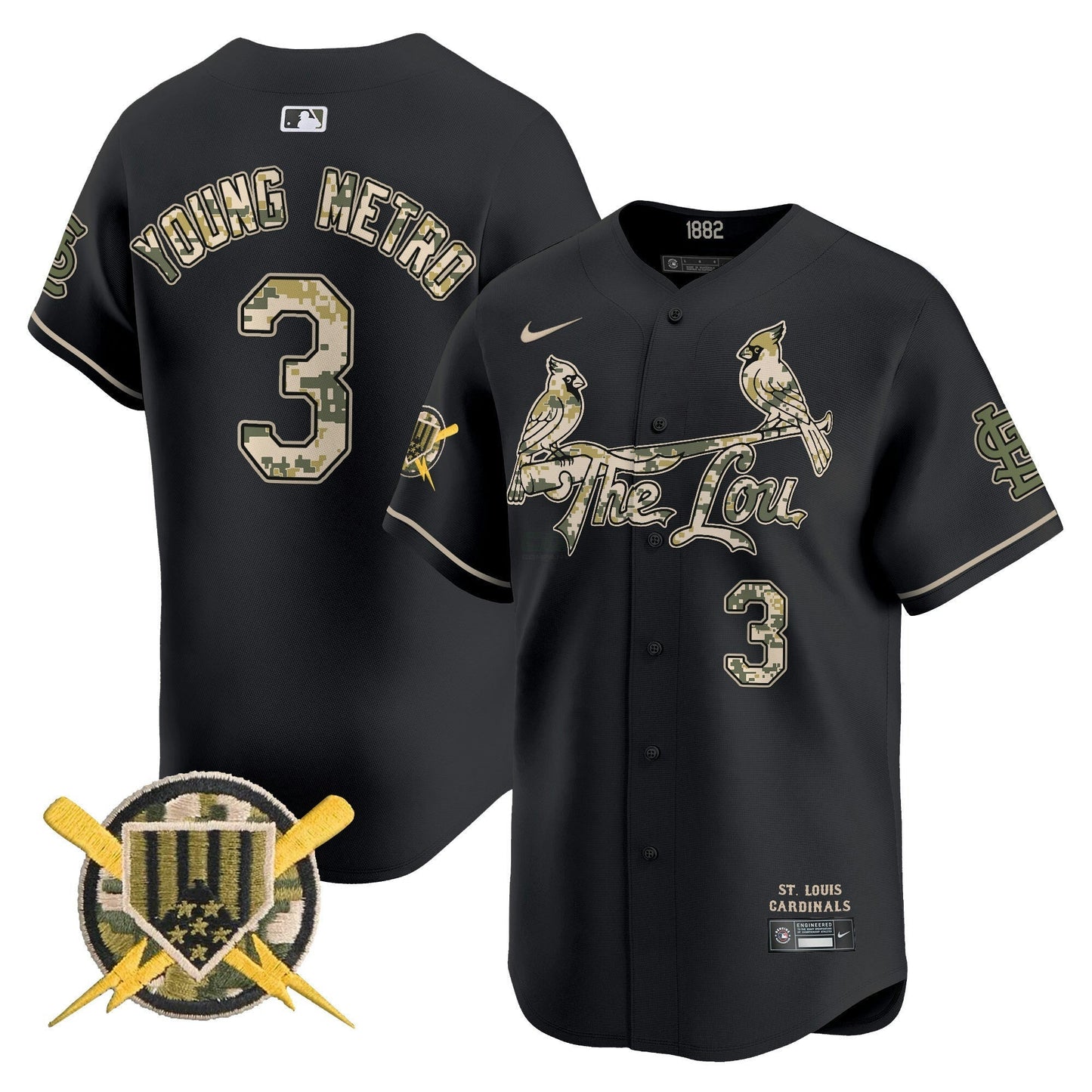 Camisa MLB Men’s St. Louis Armed Forces Day Vapor Premier Limited Jersey
