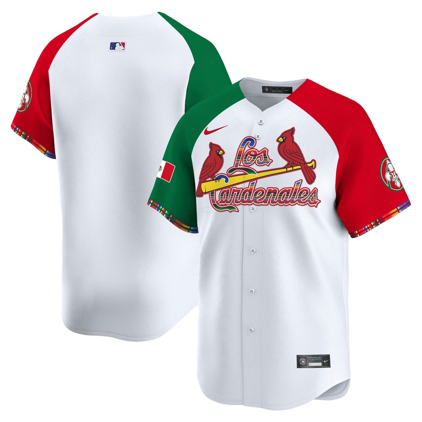 Camisa MLB Men’s St. Louis Fiesta Cardenales Vapor Premier Limited Jersey