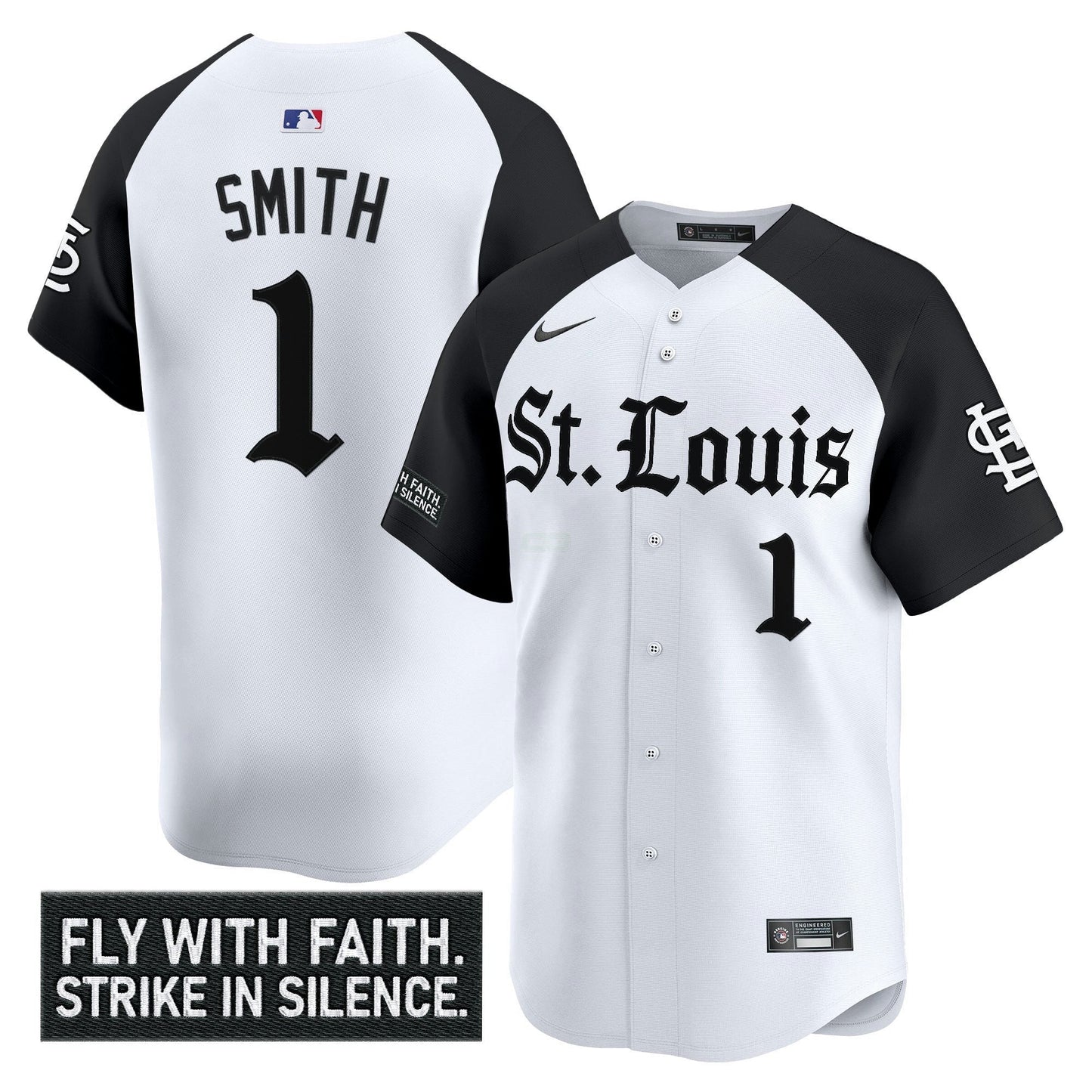 Camisa MLB Men’s St. Louis ‘Gothic Legacy Edition’ Vapor Premier Limited Jersey