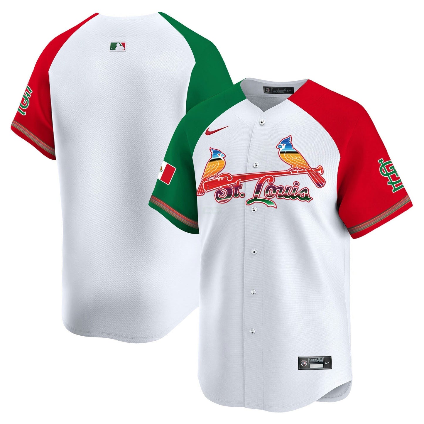Camisa MLB Men’s St. Louis Mexico Vapor Premier Limited Jersey