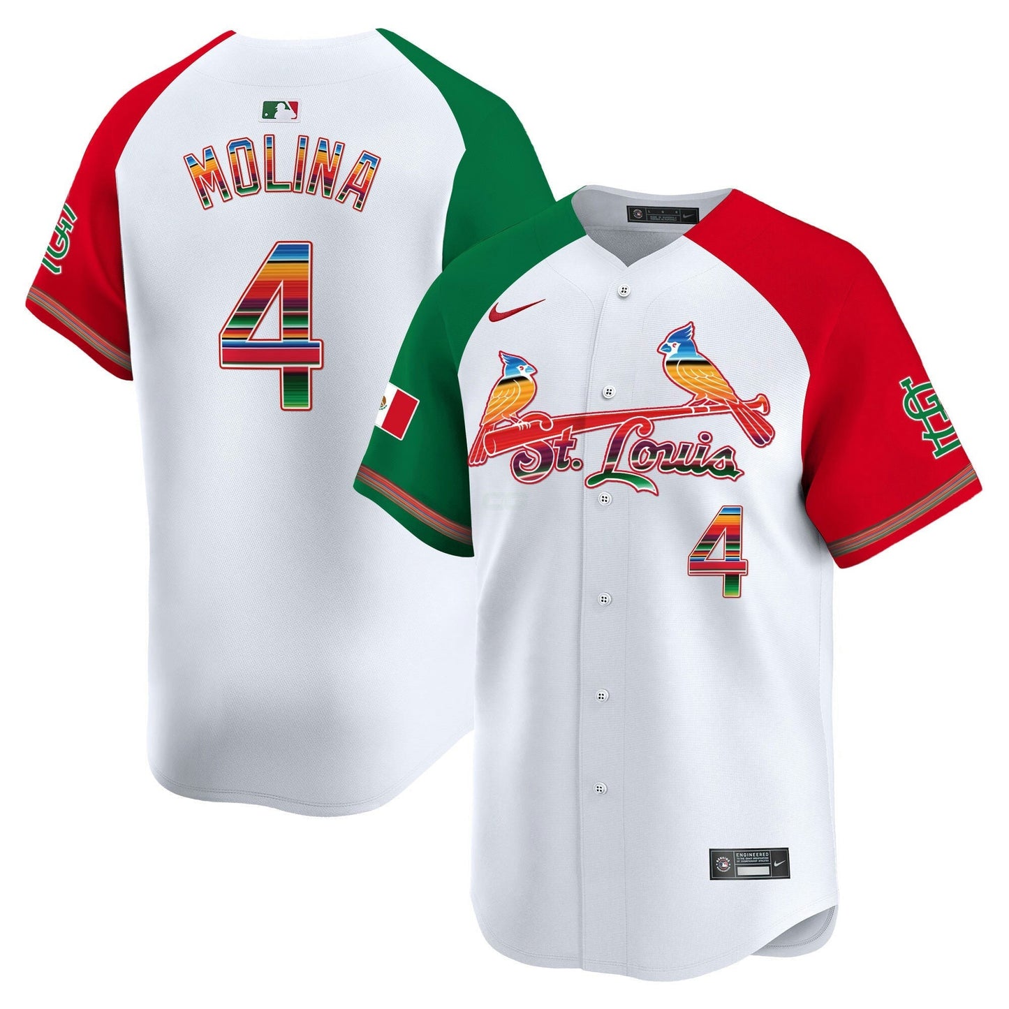Camisa MLB Men’s St. Louis Mexico Vapor Premier Limited Jersey