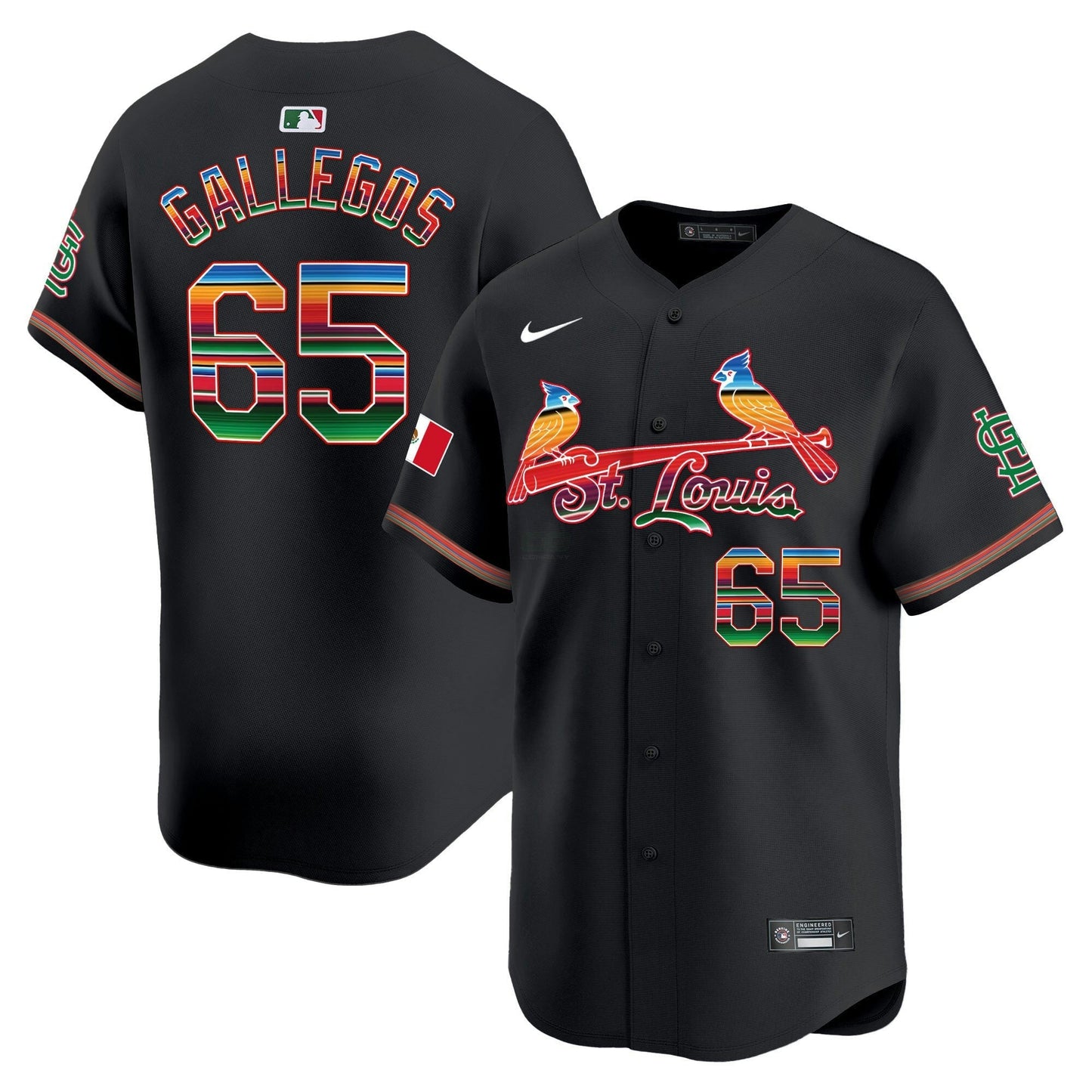 Camisa MLB Men’s St. Louis Mexico Vapor Premier Limited Jersey