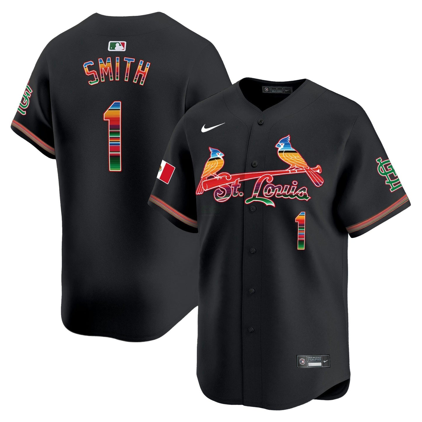 Camisa MLB Men’s St. Louis Mexico Vapor Premier Limited Jersey