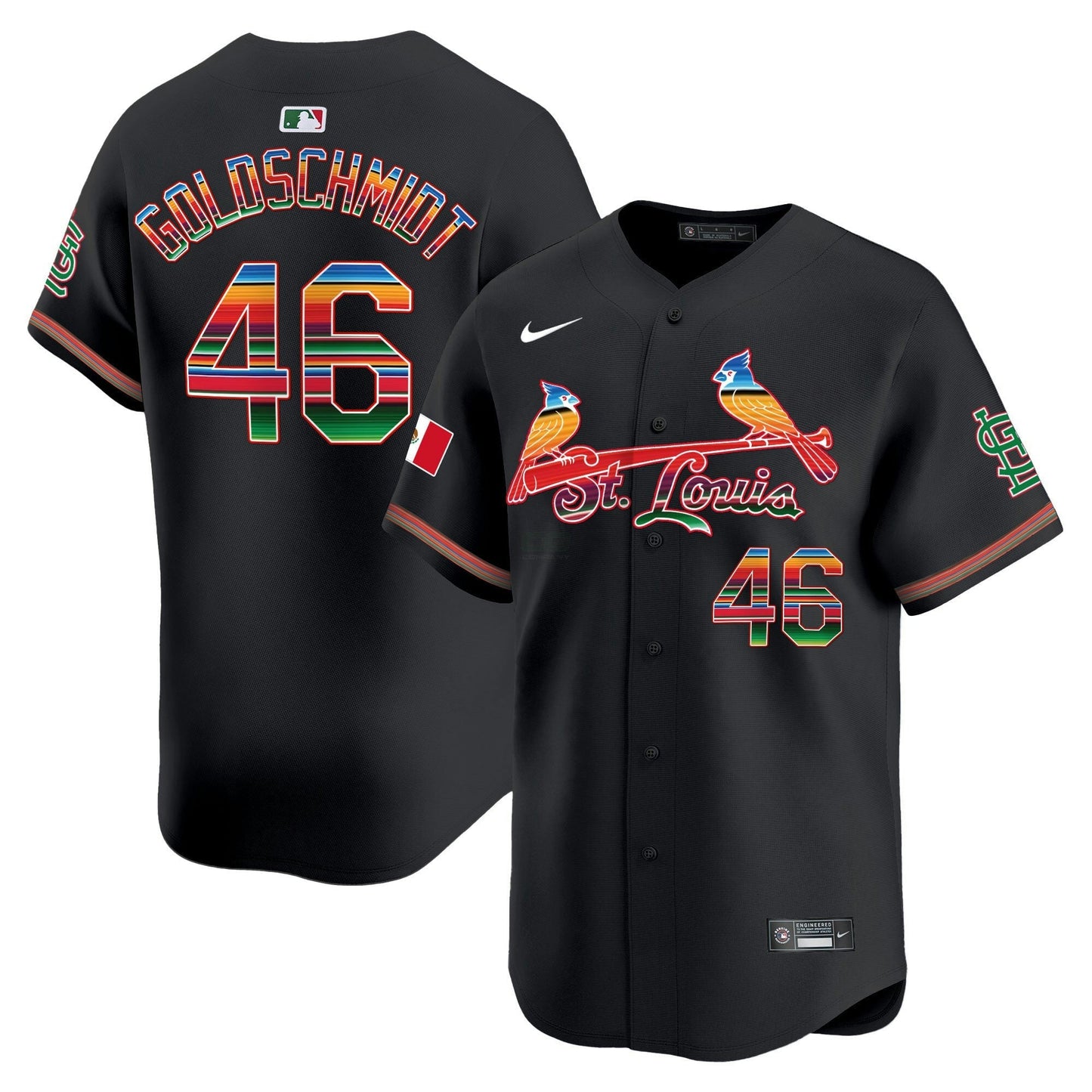 Camisa MLB Men’s St. Louis Mexico Vapor Premier Limited Jersey